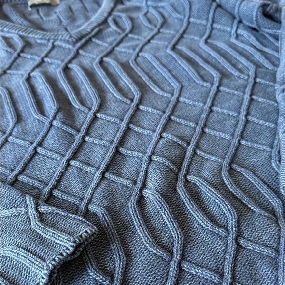 Blue Knit Sweater - Picture 3 of 4